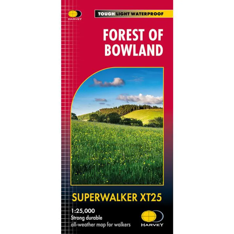Harvey Maps Forest of Bowland Superwalker 1:25 000